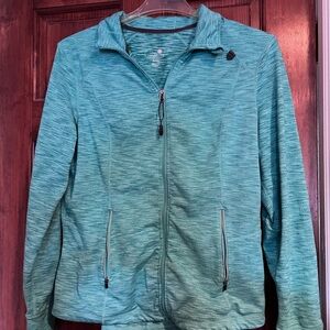 Tangerine Aqua Zip-Up Jacket
